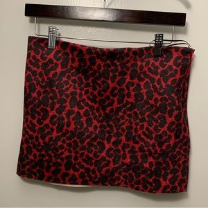 New animal print skirt